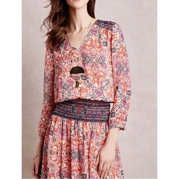 Anthropologies | Vanessa Virginia Daytripper Boho Dress, Size M - Picture 1 of 8